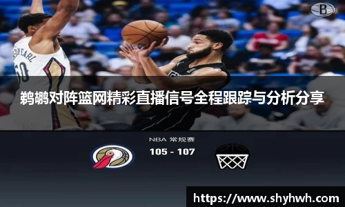 鹈鹕对阵篮网精彩直播信号全程跟踪与分析分享
